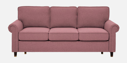 Sarra Cushion Back Sofa- Dark Pink