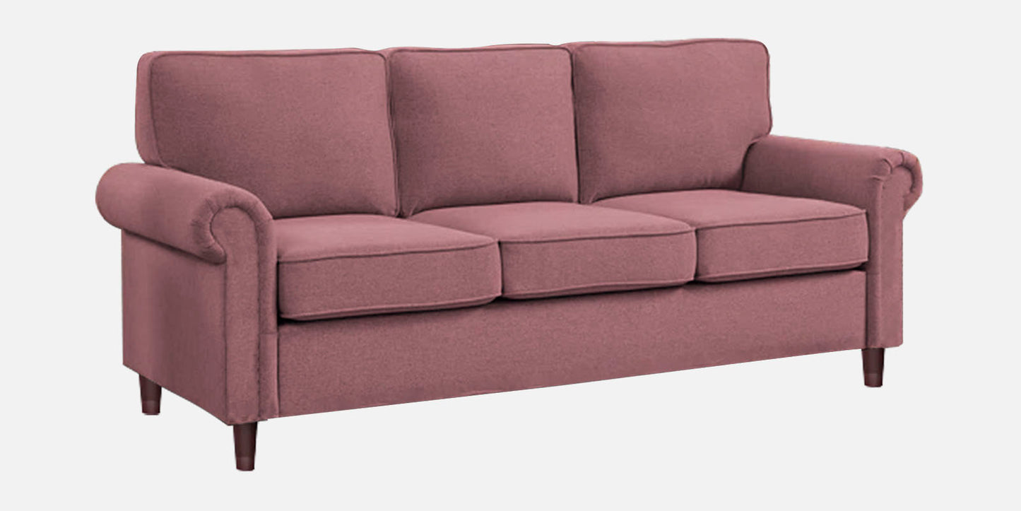 Sarra Cushion Back Sofa- Dark Pink