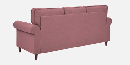 Sarra Cushion Back Sofa- Dark Pink