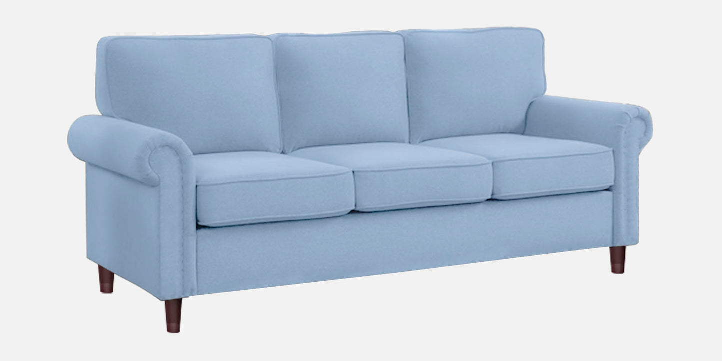 Sarra Cushion Back Sofa- Light Blue