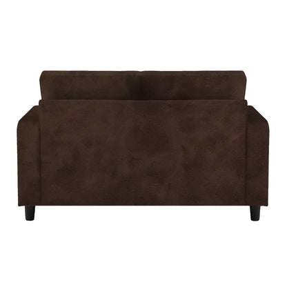 Saige Cushion Sofa- Brown