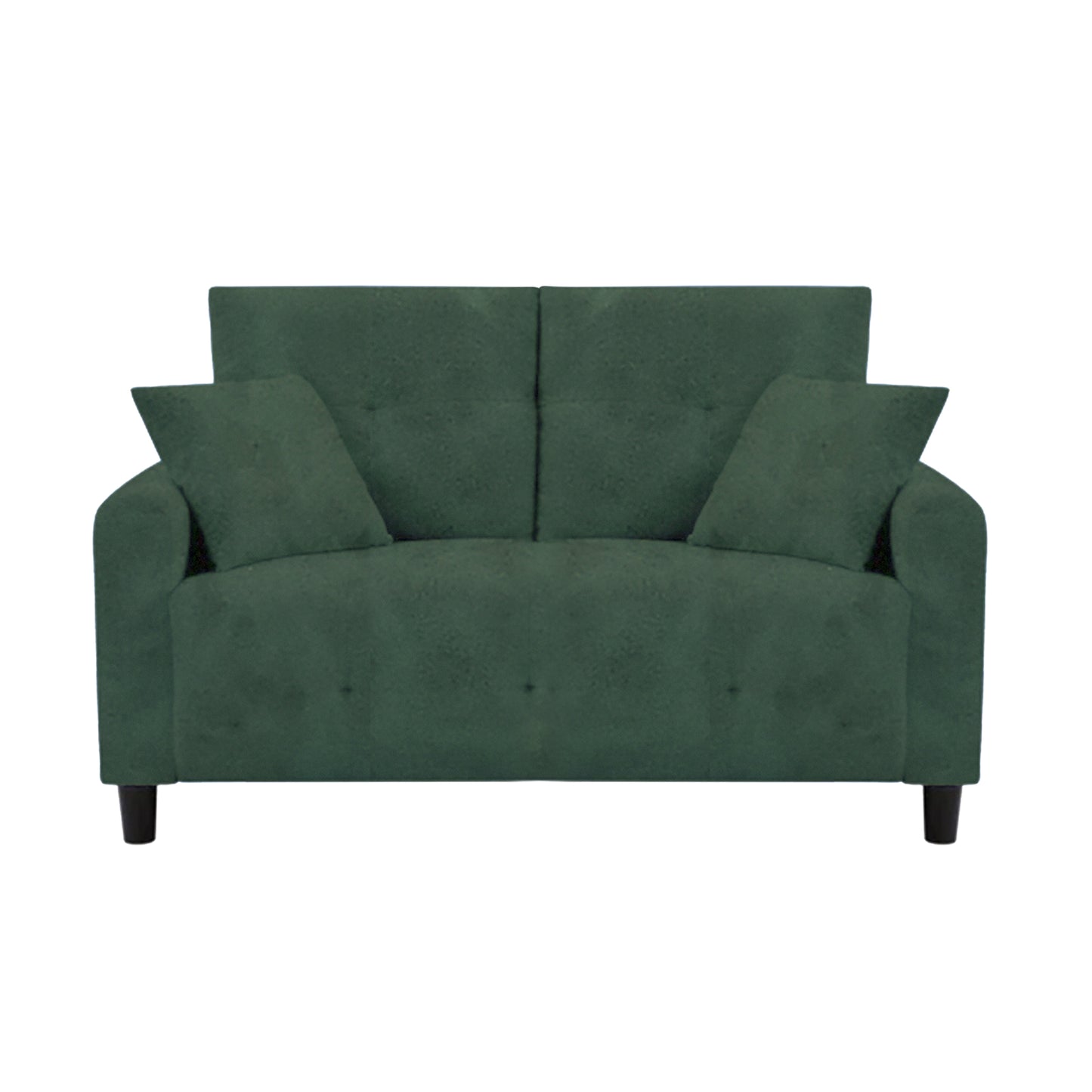 Saige Cushion Sofa- Green