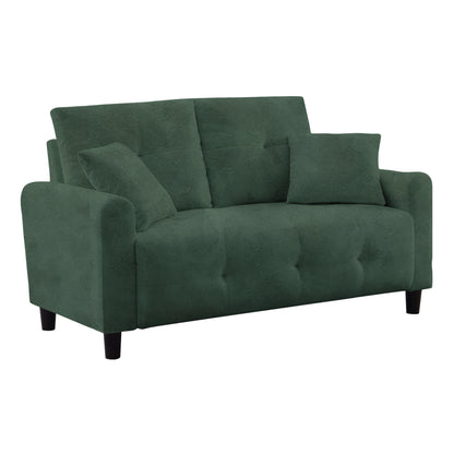 Saige Cushion Sofa- Green