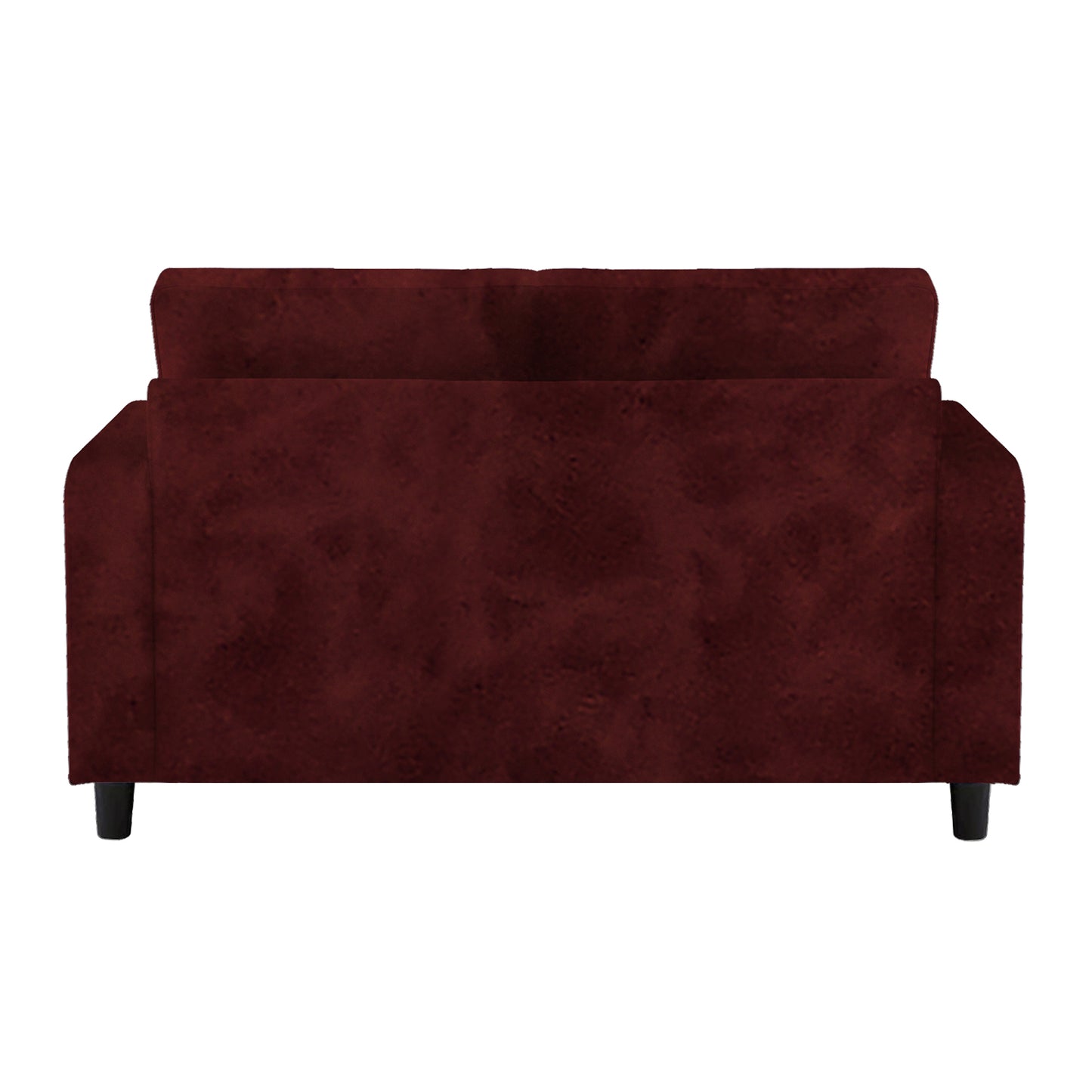 Saige Cushion Sofa- Maroon