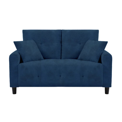 Saige Cushion Sofa- Blue