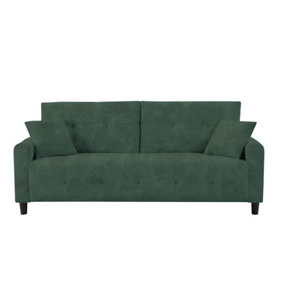 Saige Cushion Sofa- Green