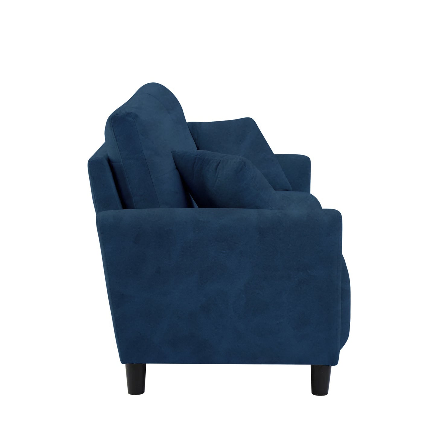 Saige Cushion Sofa- Blue