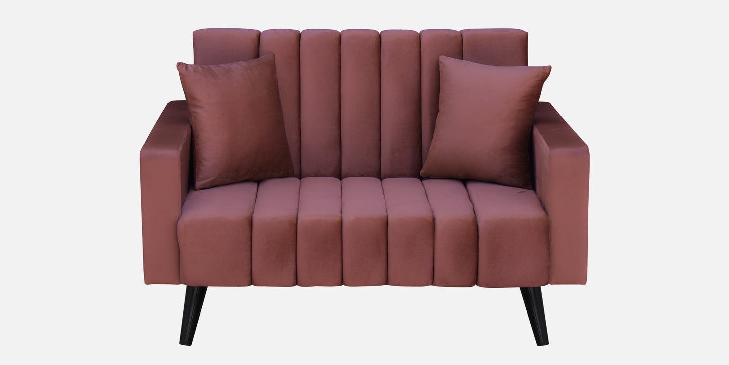 Maisy Fabric Sofa - Dark Pink