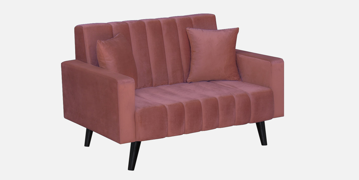 Maisy Fabric Sofa - Dark Pink