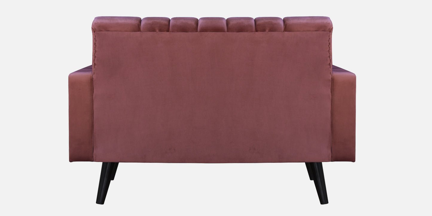 Maisy Fabric Sofa - Dark Pink