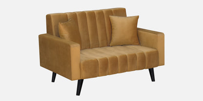 Maisy Fabric Sofa - Mustard