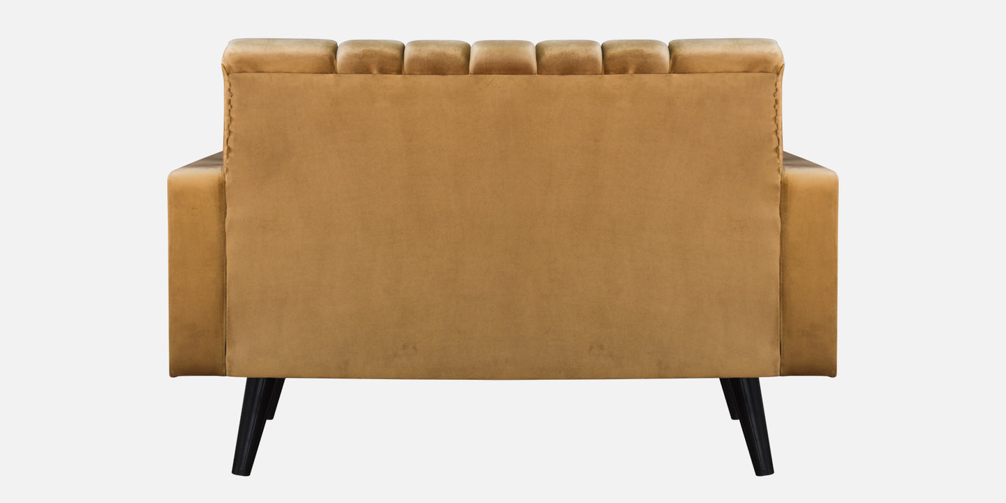 Maisy Fabric Sofa - Mustard