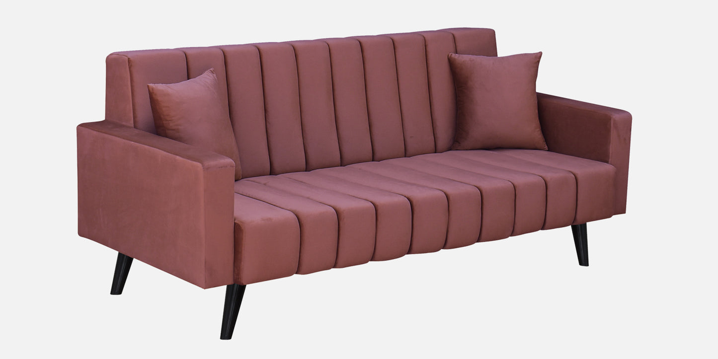 Maisy Fabric Sofa - Dark Pink