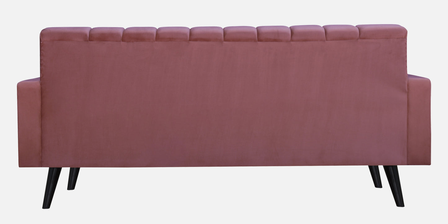 Maisy Fabric Sofa - Dark Pink