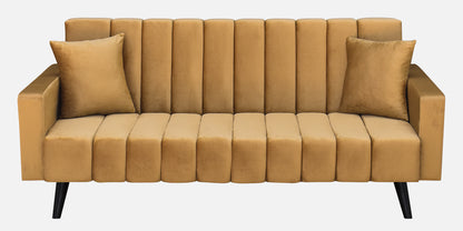 Maisy Fabric Sofa - Mustard