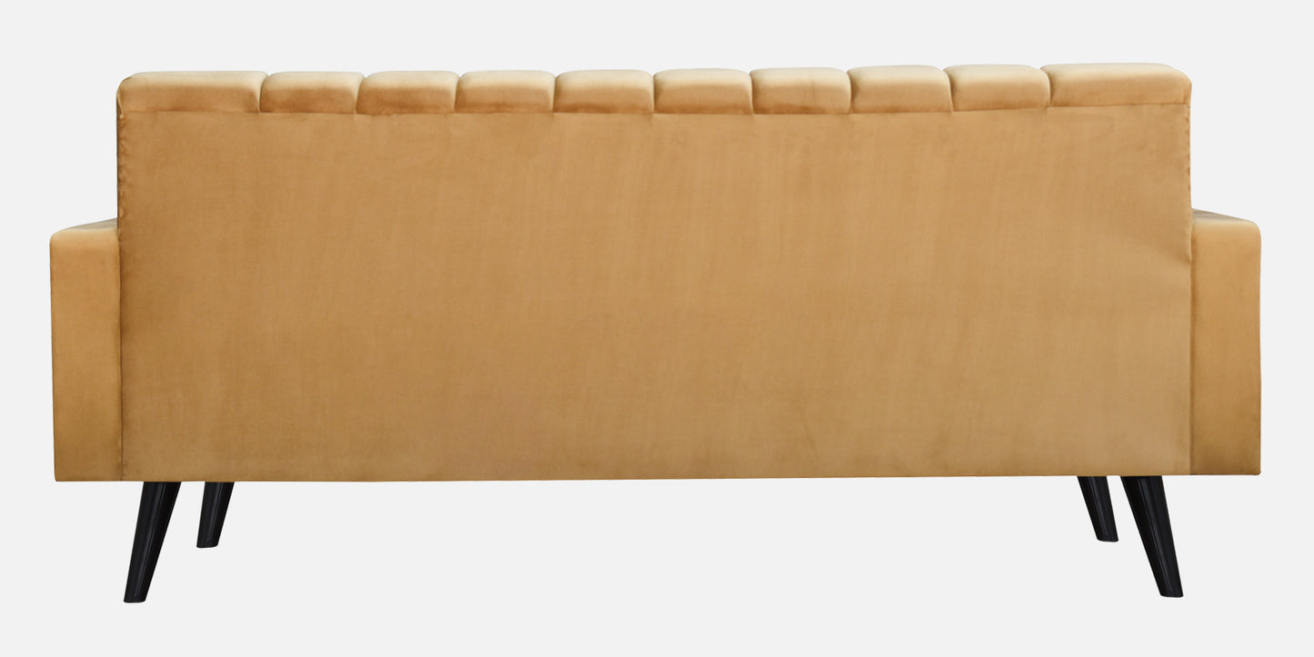 Maisy Fabric Sofa - Mustard