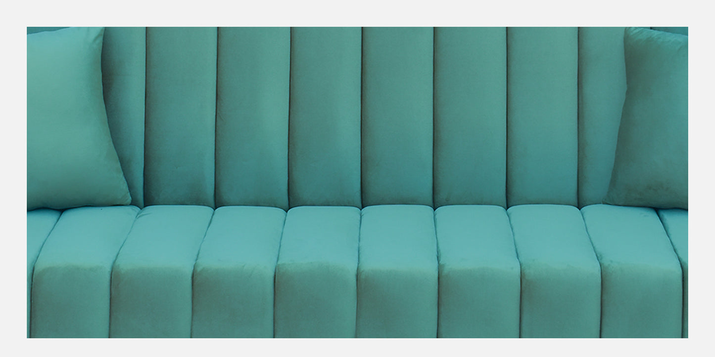 Maisy Fabric Sofa - Sea Green