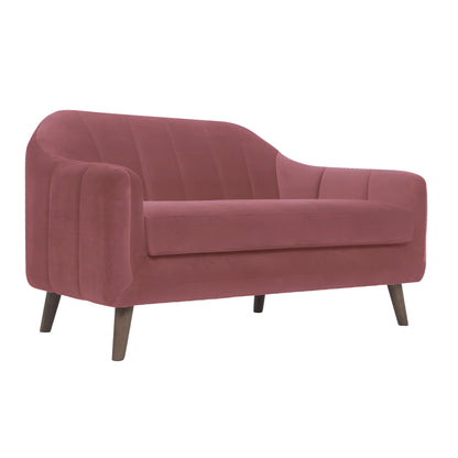 Corbyn Fabric Sofa - Dark Pink