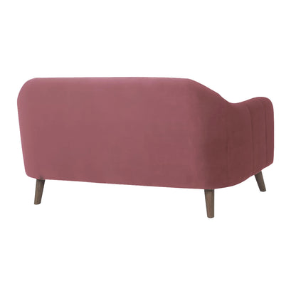 Corbyn Fabric Sofa - Dark Pink