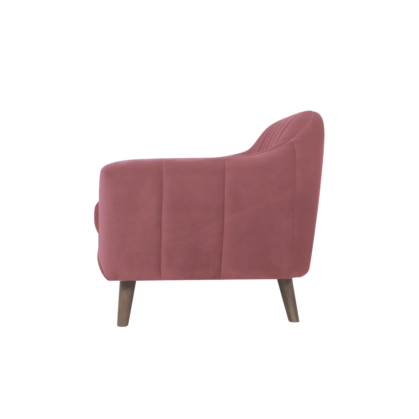 Corbyn Fabric Sofa - Dark Pink