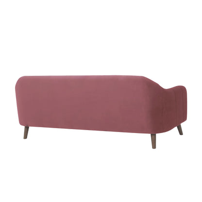 Corbyn Fabric Sofa - Dark Pink