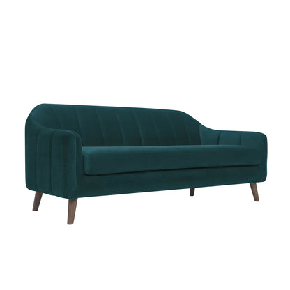 Corbyn Fabric Sofa - Teal Green