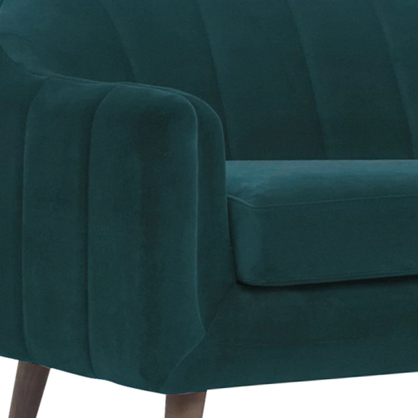 Corbyn Fabric Sofa - Teal Green