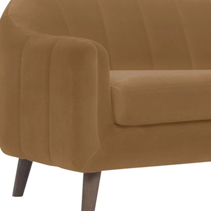 Corbyn Fabric Sofa - Mustard