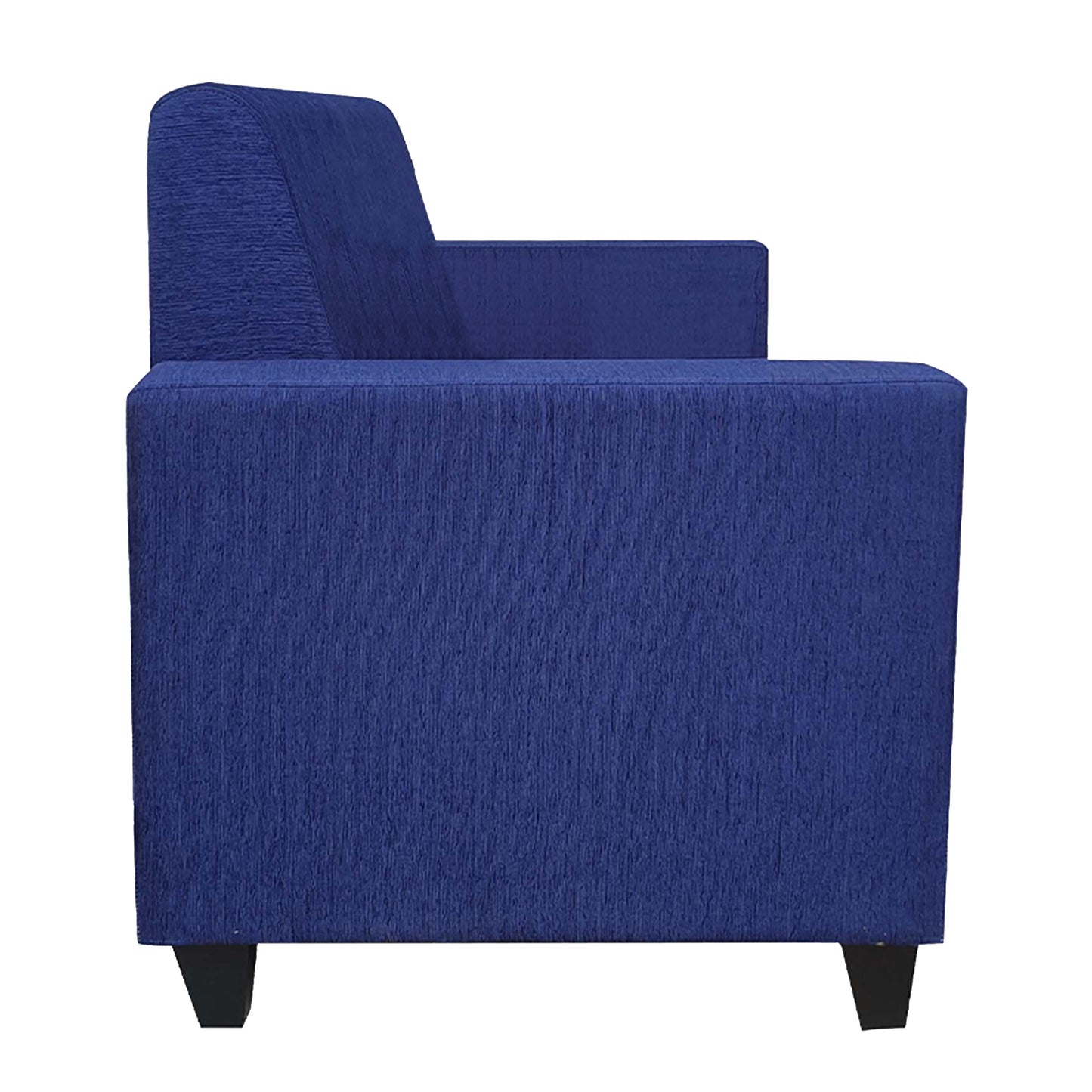 Cornelia Fabric 4 Seater (3 Seater + Ottoman) Sofa - Blue