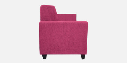 Cornelia Fabric 4 Seater (3 Seater + Ottoman) Sofa - Maroon