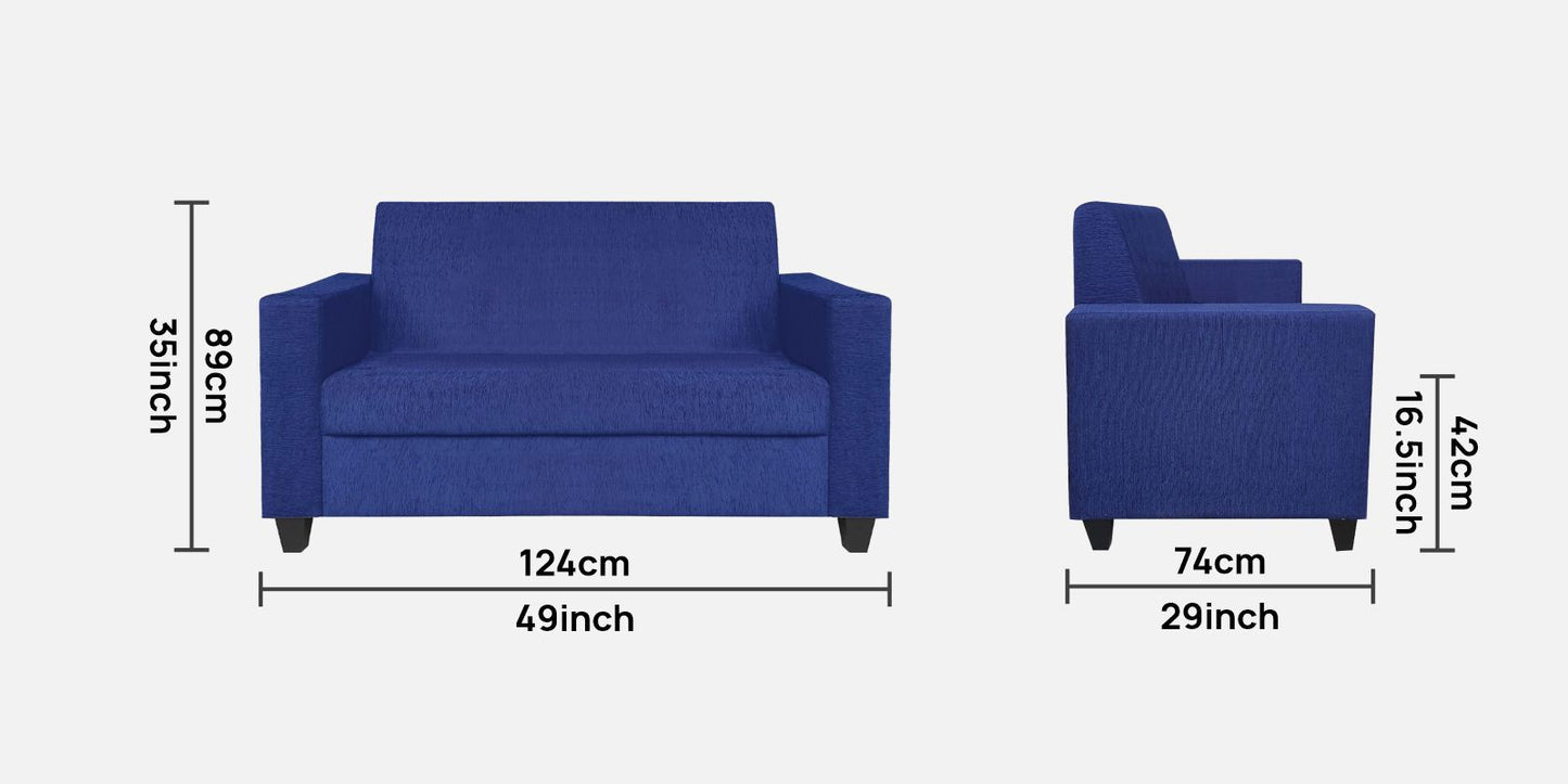 Cornelia Fabric Sofa - Blue