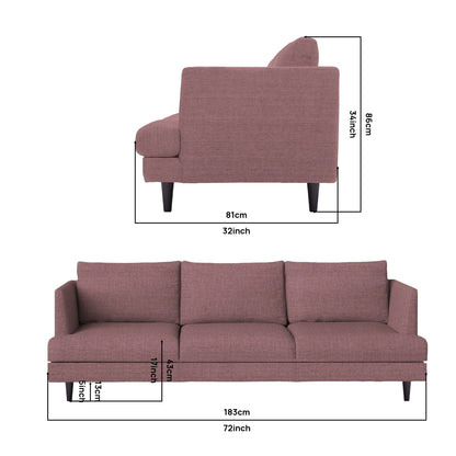 Titus Sofa - Rust