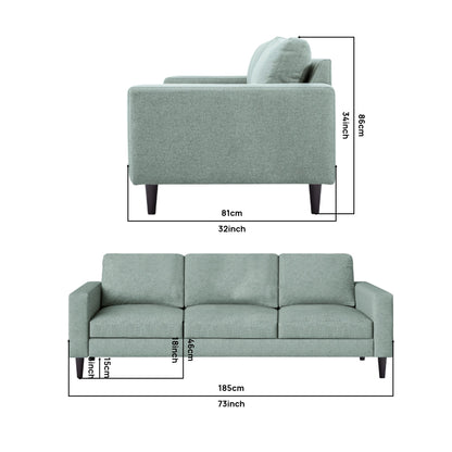 Arlen Sofa - Teal   Green