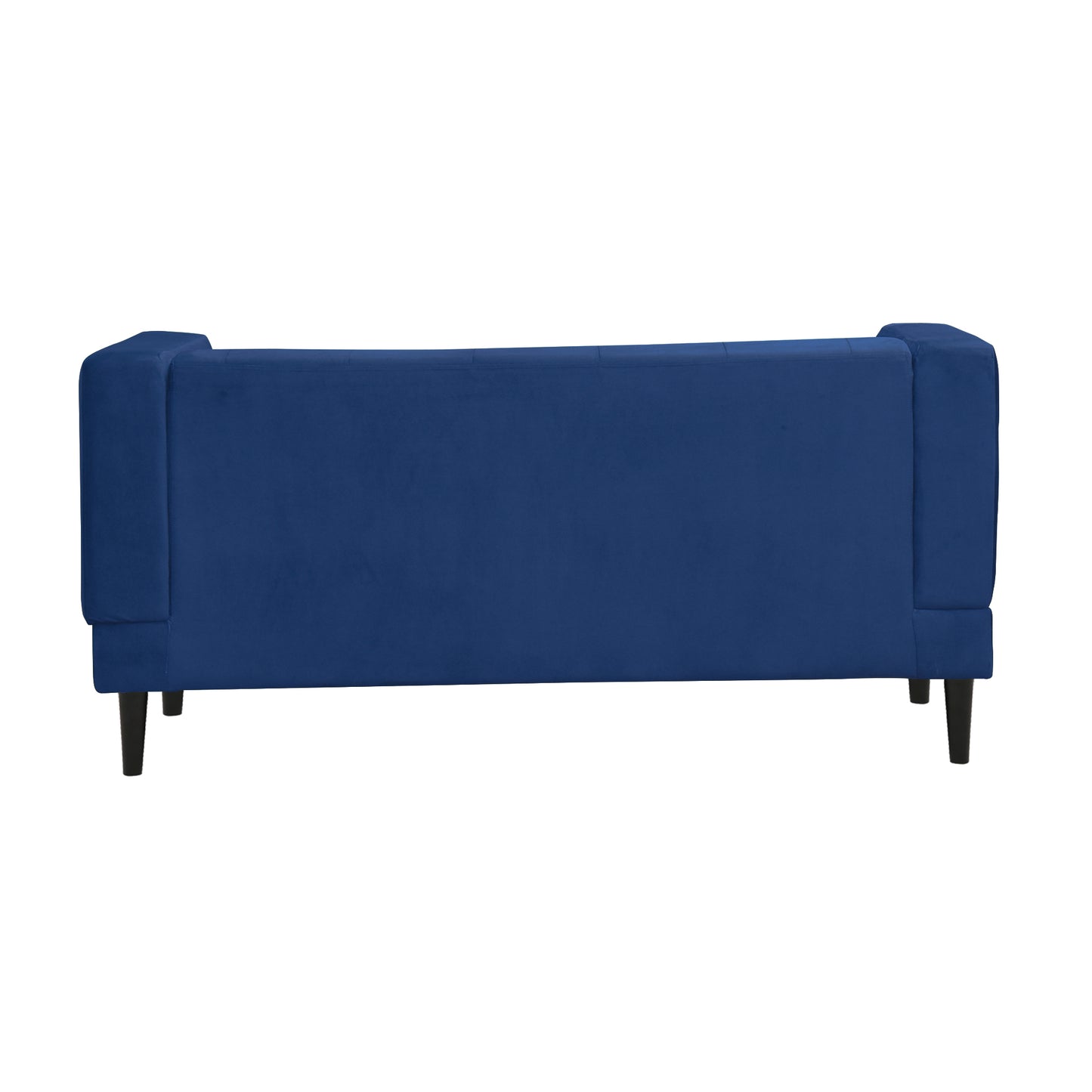 Willford Tufted Back Fabric Sofa - Blue