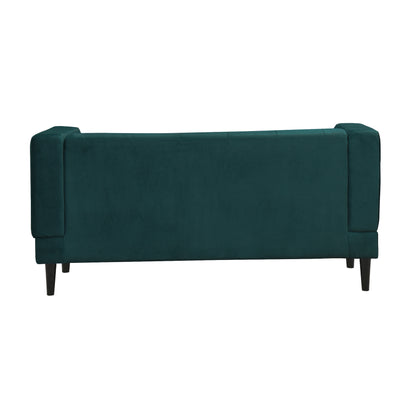 Willford Tufted Back Fabric Sofa - Green