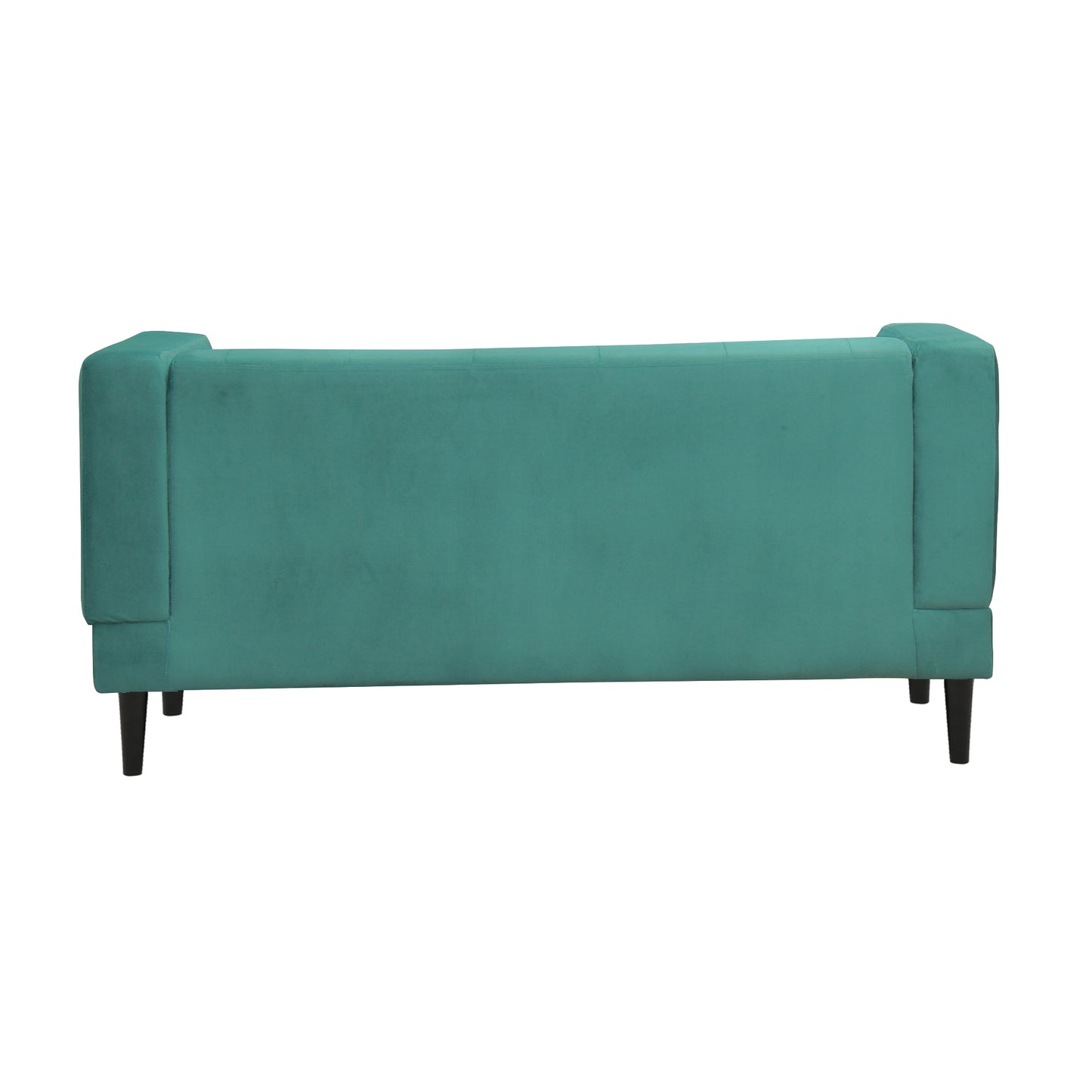 Willford Tufted Back Fabric Sofa - Sea Green