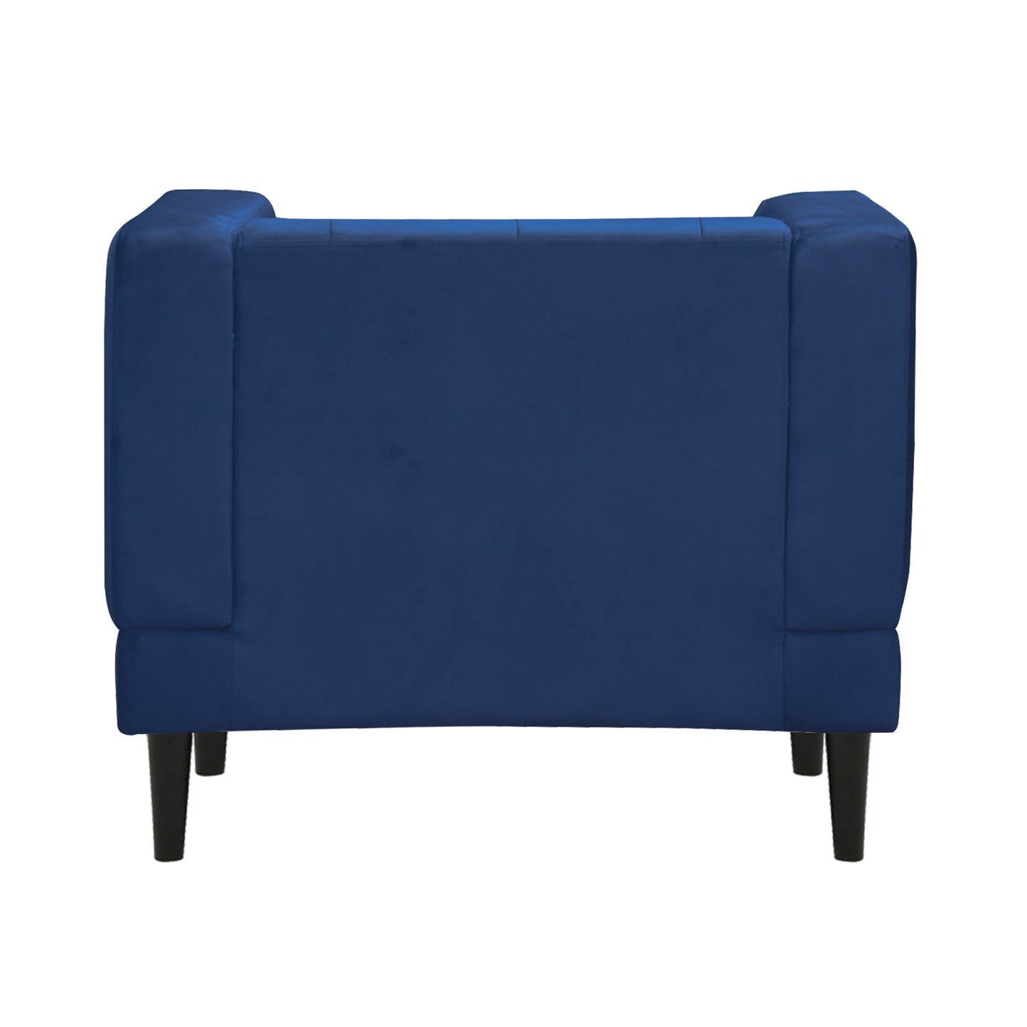 Willford Tufted Back Fabric Sofa - Blue