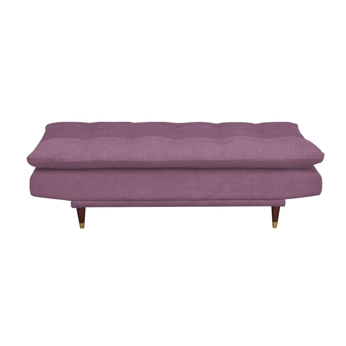 Quinn 3 Seater Sofa cum Bed- Dark Pink