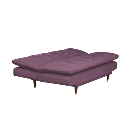 Quinn 3 Seater Sofa cum Bed- Dark Pink