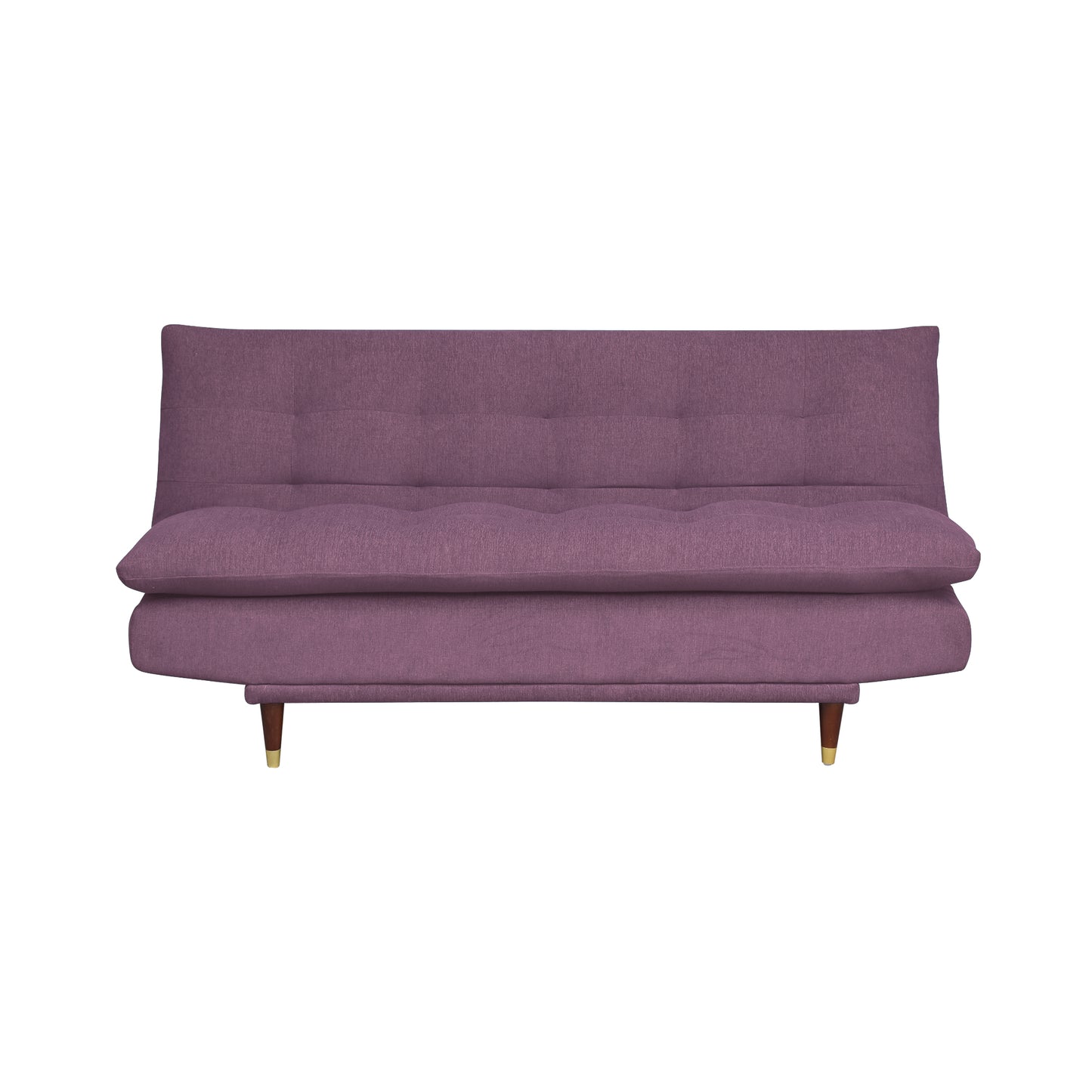 Quinn 3 Seater Sofa cum Bed- Dark Pink