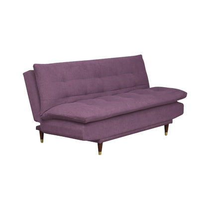 Quinn 3 Seater Sofa cum Bed- Dark Pink