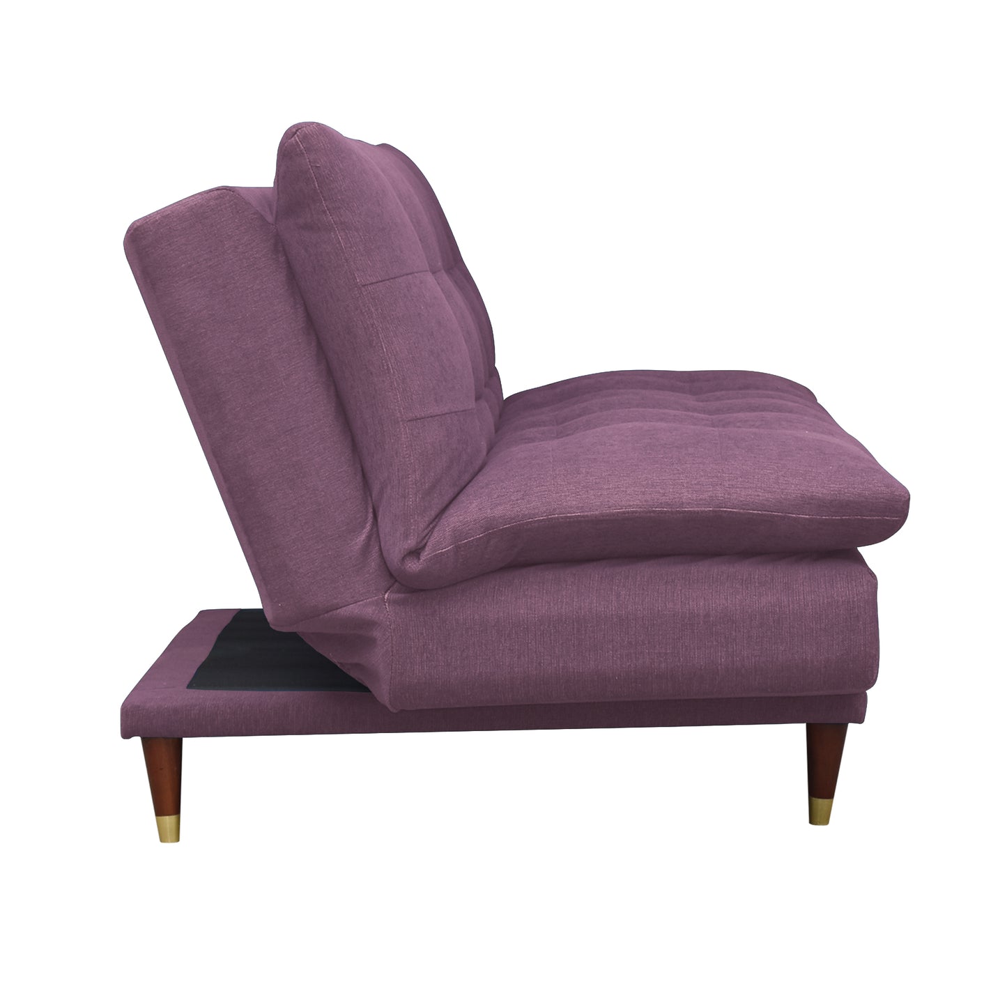 Quinn 3 Seater Sofa cum Bed- Dark Pink