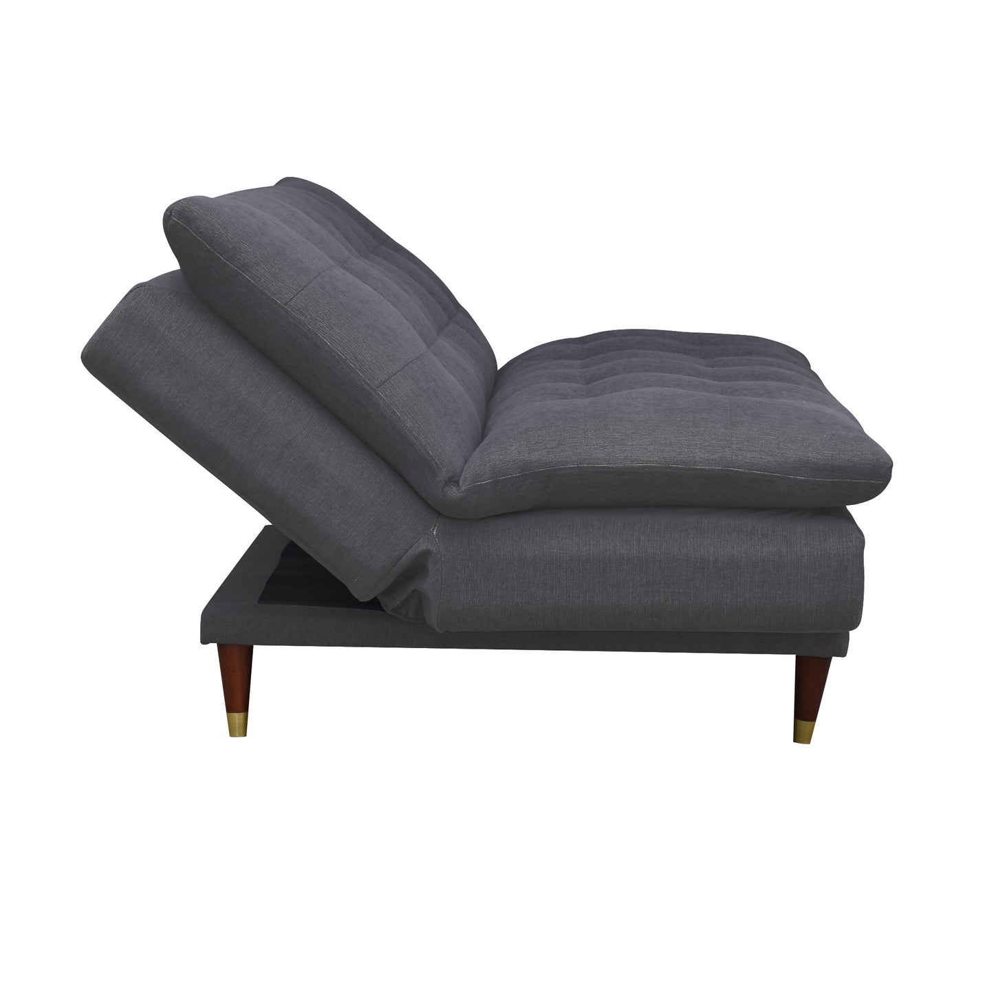 Quinn 3 Seater Sofa cum Bed- Grey