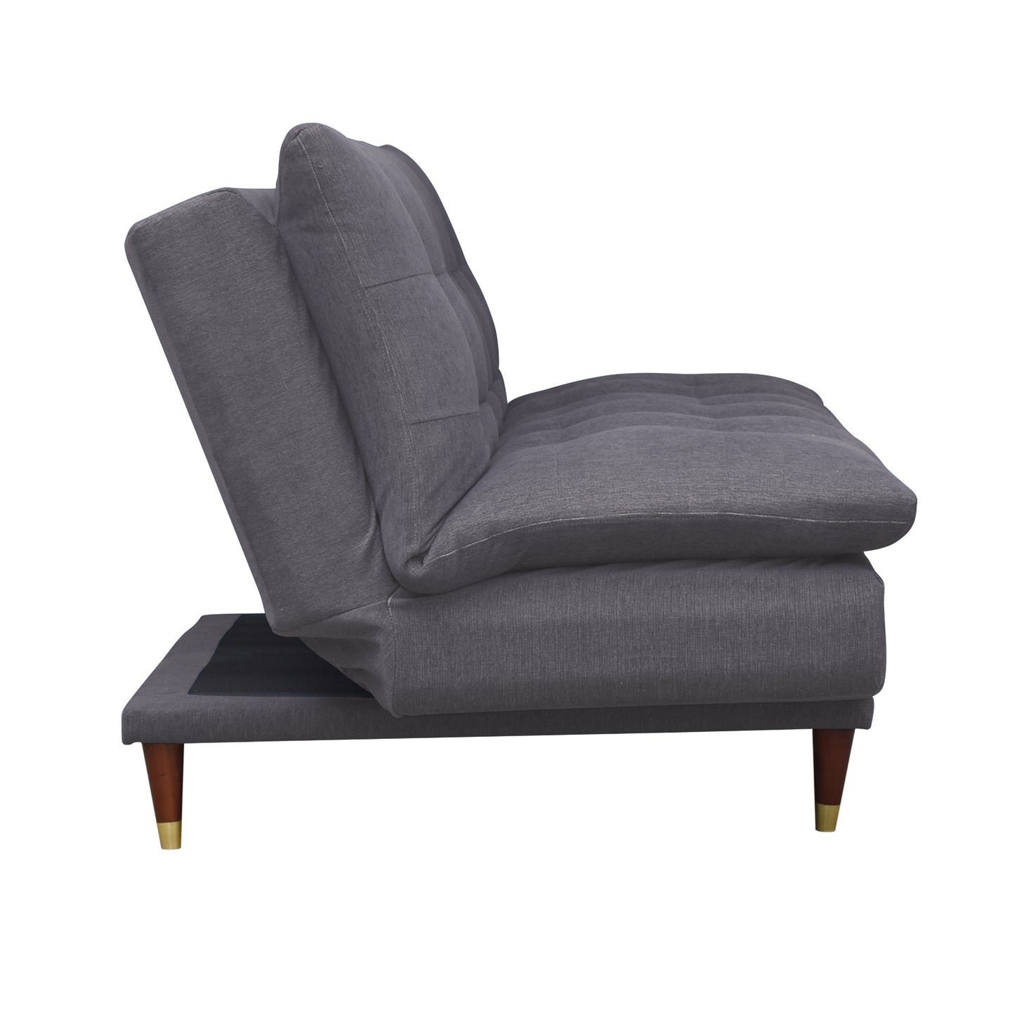 Quinn 3 Seater Sofa cum Bed- Grey