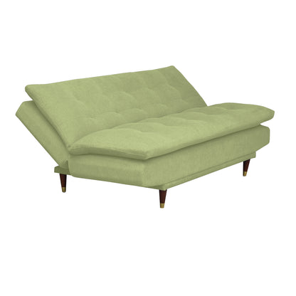 Quinn 3 Seater Sofa cum Bed- Light Green