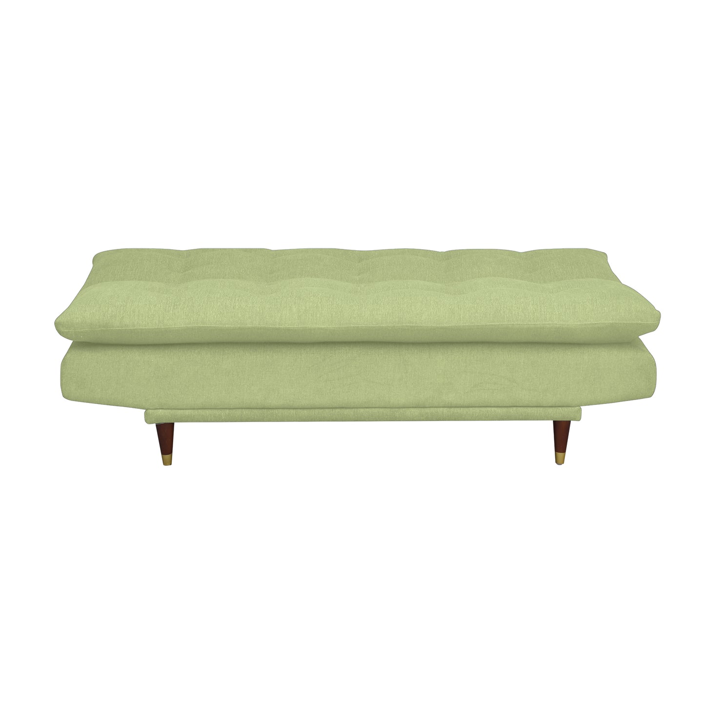 Quinn 3 Seater Sofa cum Bed- Light Green