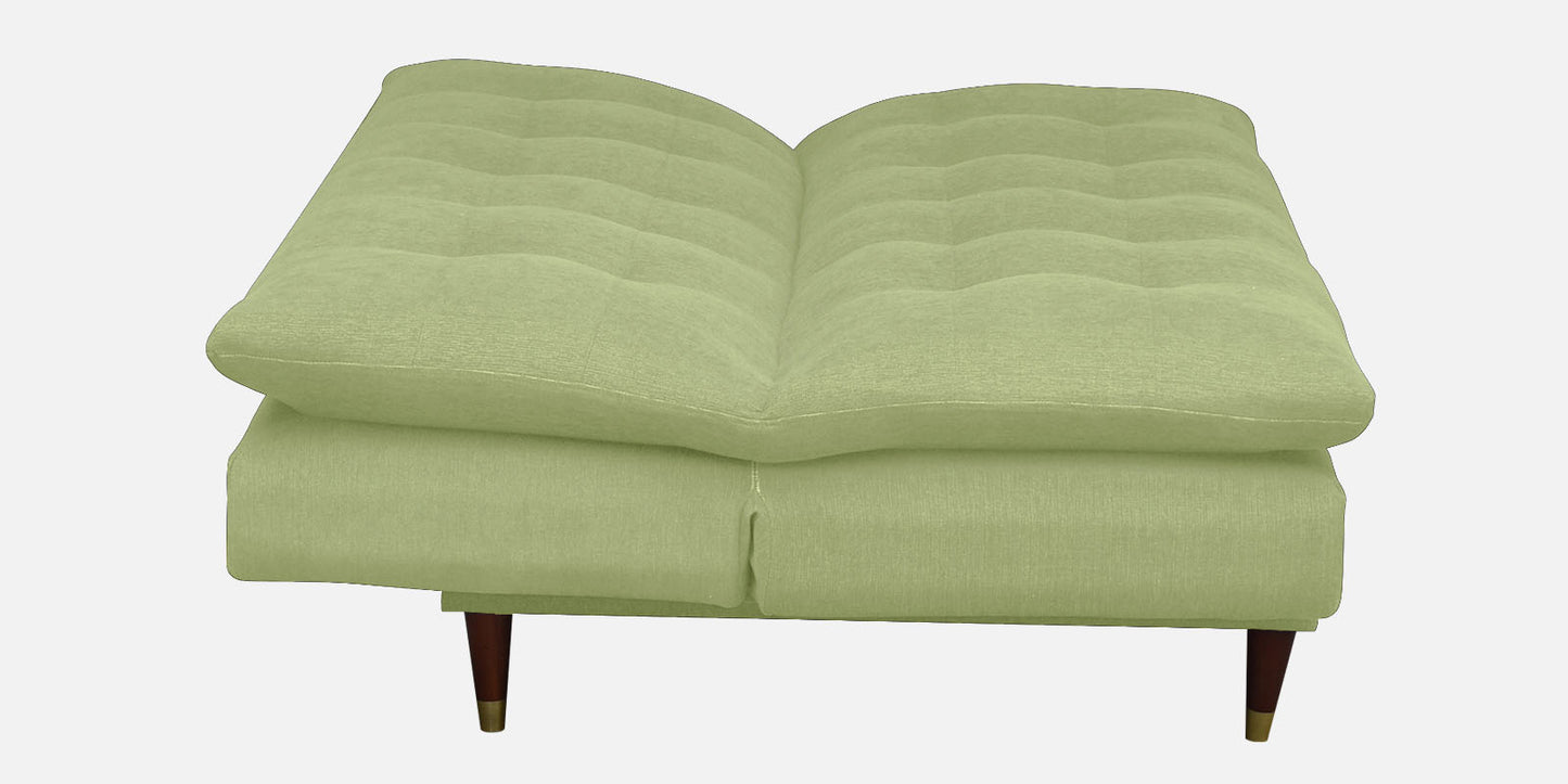 Quinn 3 Seater Sofa cum Bed- Light Green