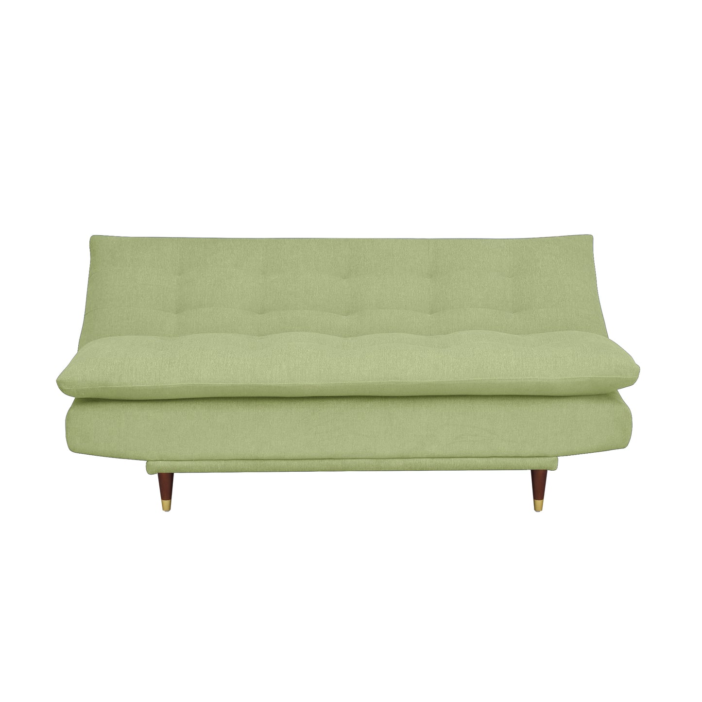 Quinn 3 Seater Sofa cum Bed- Light Green