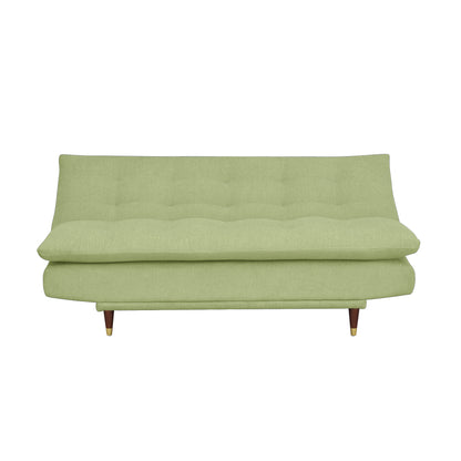 Quinn 3 Seater Sofa cum Bed- Light Green