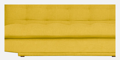 Quinn 3 Seater Sofa cum Bed- Yellow